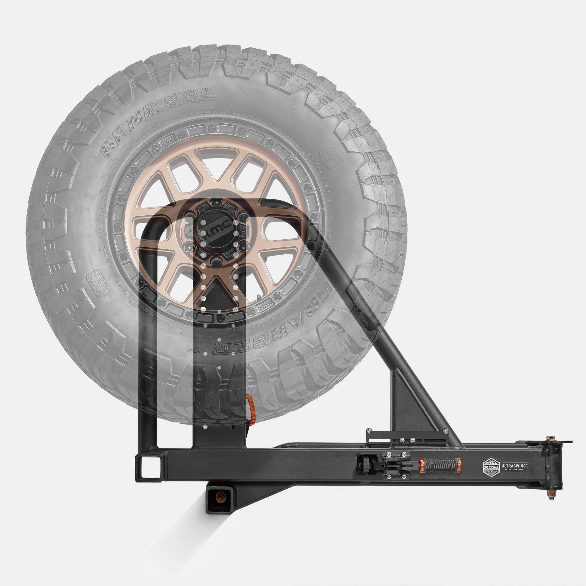 RiG'd UltraSwing® Mega-Fit Spare Tire Hitch Mount | RiGd Supply
