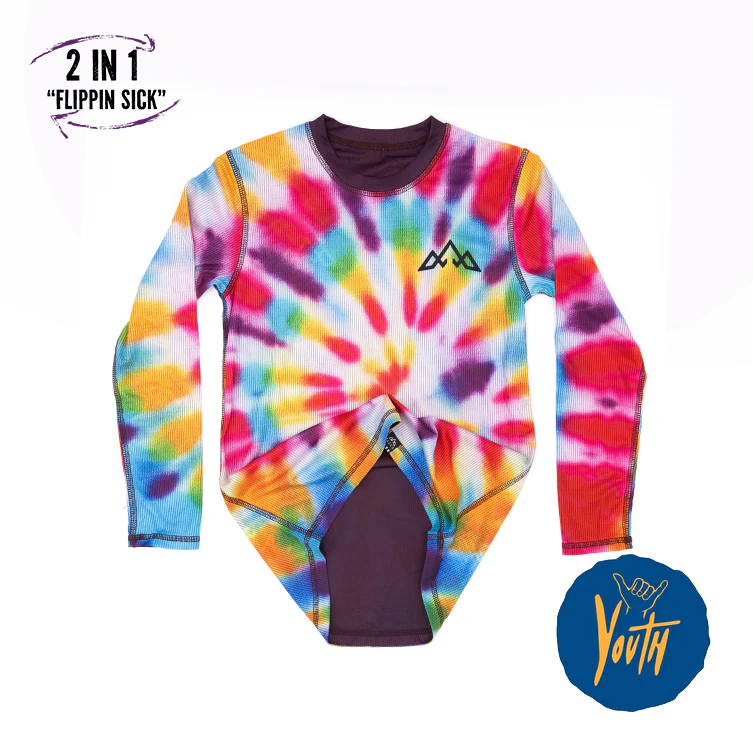 Tasco Mullet Reversible Ride Jersey (L/S) - Tie Dye (Youth)