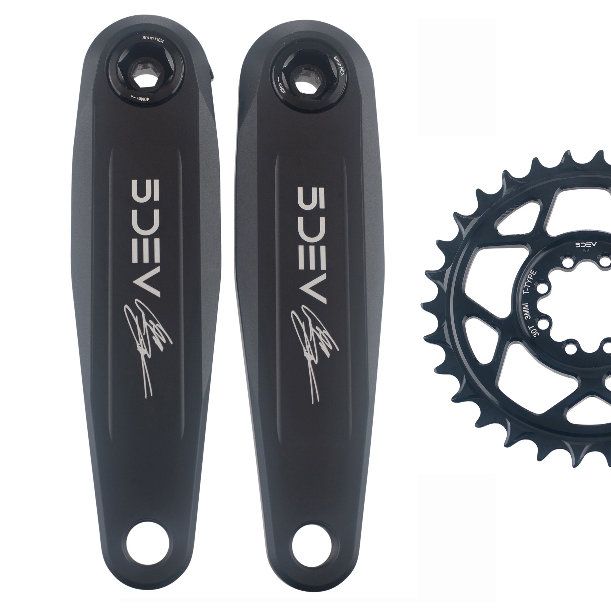 5Dev Cam Zink Signature Freeride Crank + Chainring