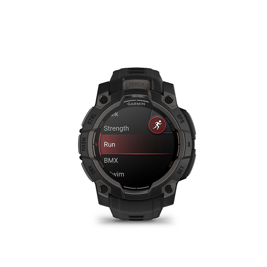 Garmin Instinct 3 GPS Smartwatch - 45mm AMOLED Black/Black