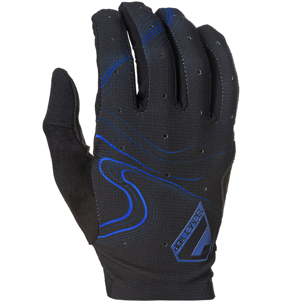 7iDP Control Glove - Black/Blue Pinstripe