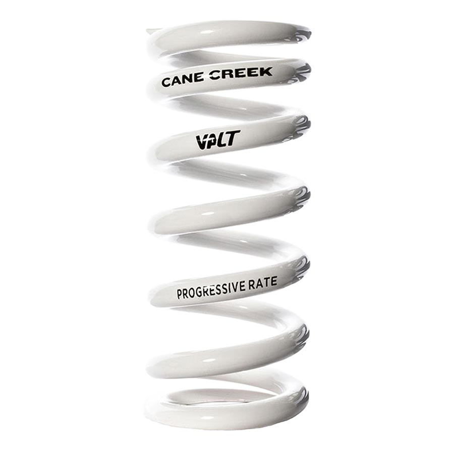 Cane Creek Progressive Rate VALT Lightweight Rear Shock Spring - 45mm x 450-550lbs White