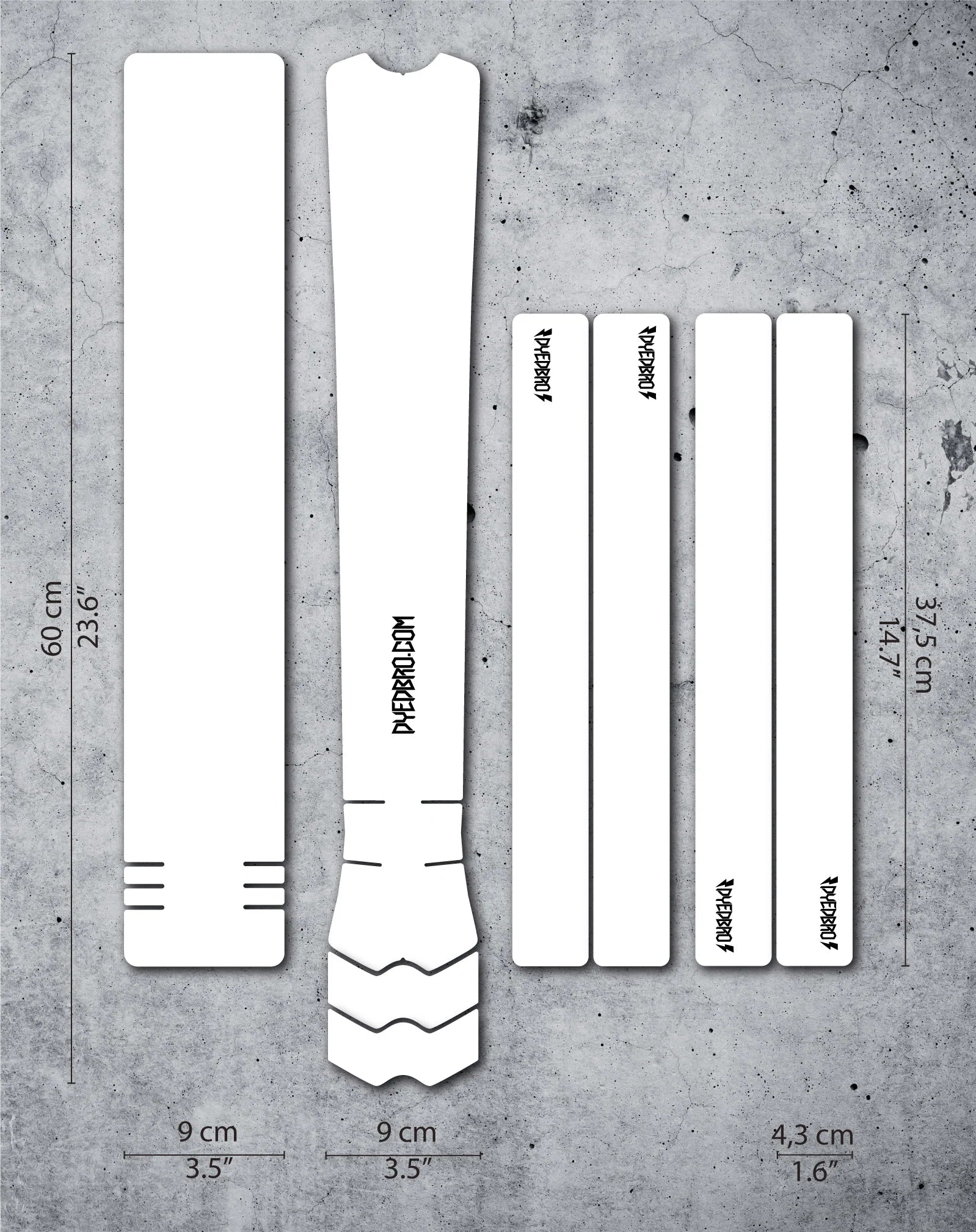 DYED BRO Frame Protection - Clear Matt