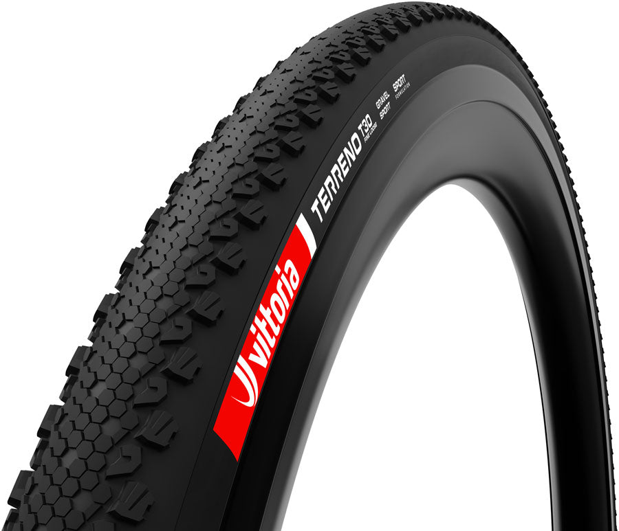 Vittoria Terreno T30 Fine Loose Tire - 700 x 40 Clincher Folding BLK Gravel Sport