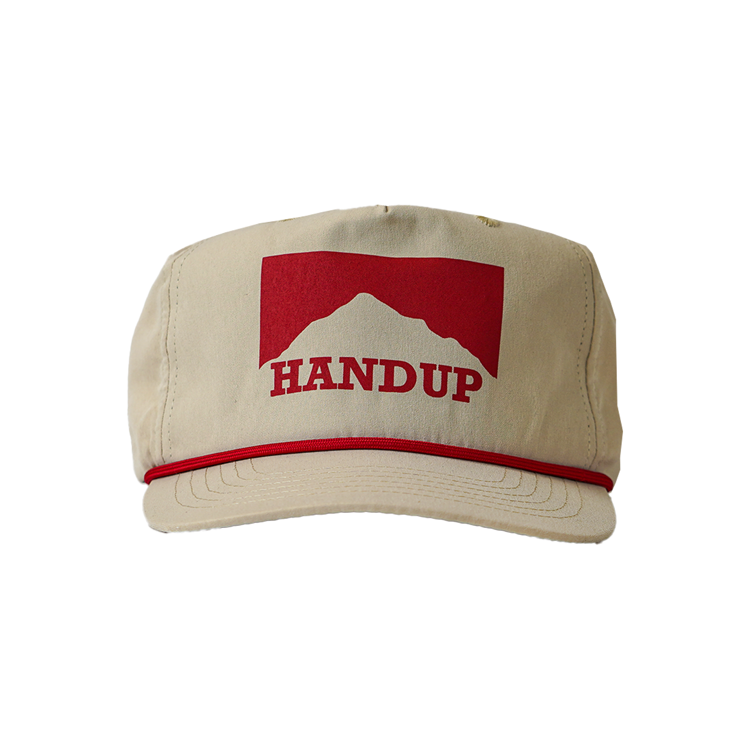 Pinch Front Rope Hat - HANDUP Red