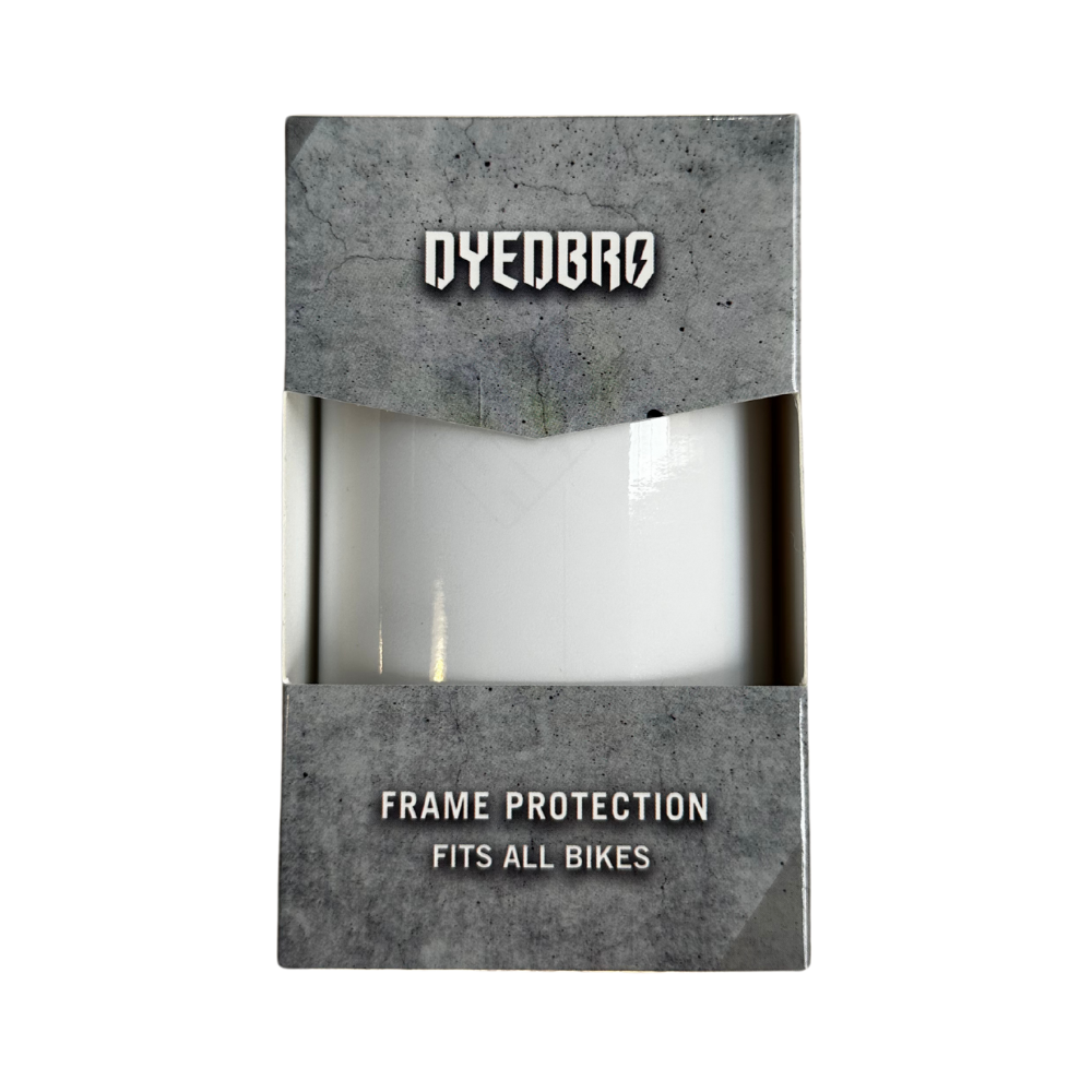 DYED BRO Frame Protection - Clear - Black Logo