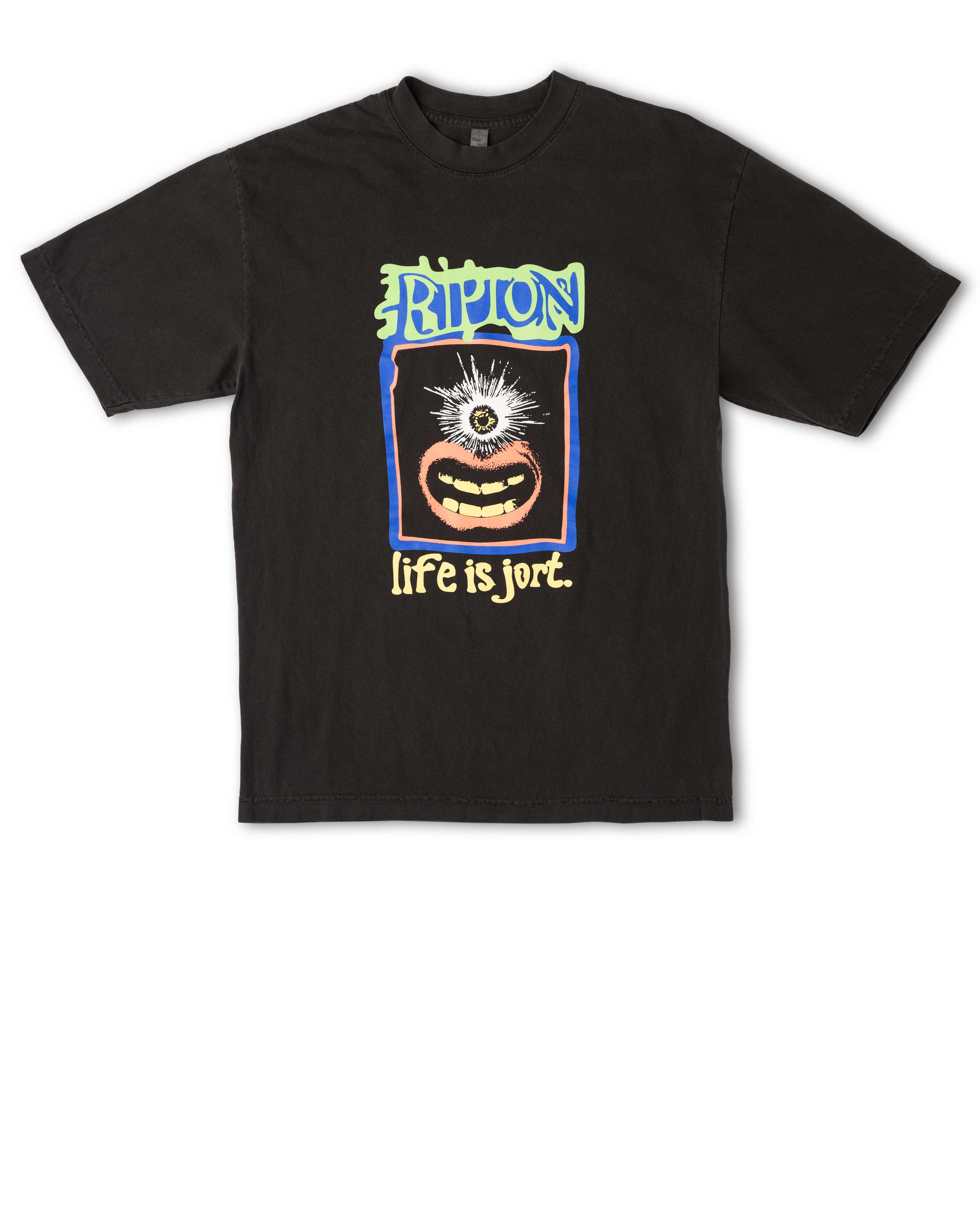 Ripton Life is Jort T-Shirt Black